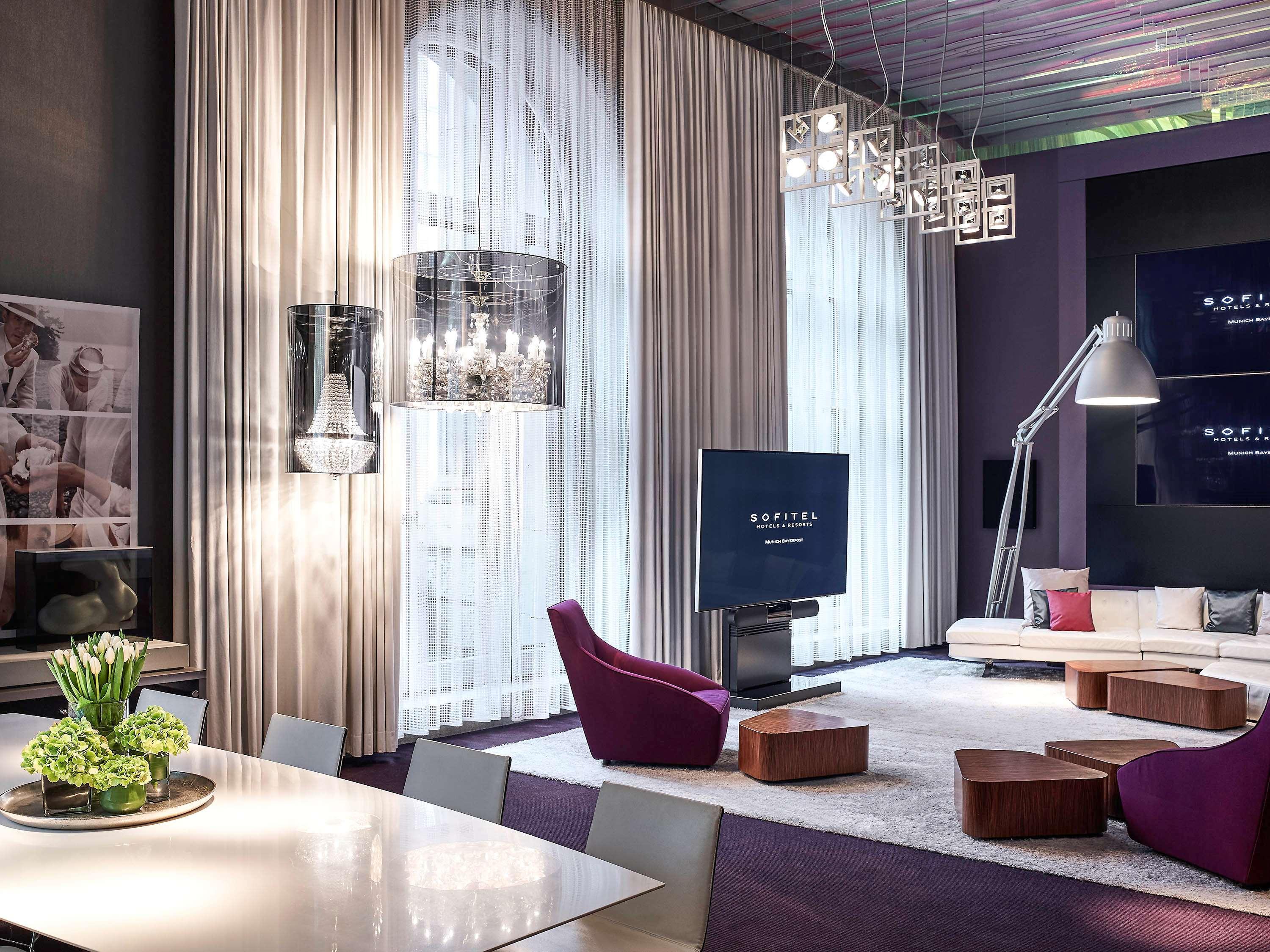 Sofitel Munich Bayerpost Hotel Exterior photo The interior of a suite at the Mandarin Oriental, Munich