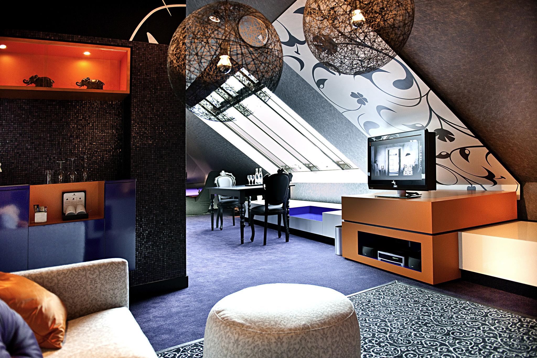 Sofitel Munich Bayerpost Hotel Exterior photo The interior of a suite at the Mandarin Oriental, Munich